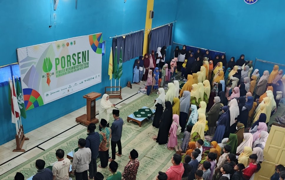Semarak PORSENI Gebyar Milad Muhammadiyah ke-113, Warga Tieng Wujudkan Sinergi dalam Kesetaraan