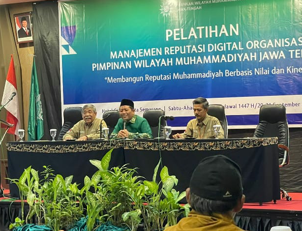 Muhammadiyah Jateng Gelar Pelatihan Manajemen Reputasi Digital, Dodok Sartono: Citra Muhammadiyah Harus Dibangun dengan Nilai dan Kinerja