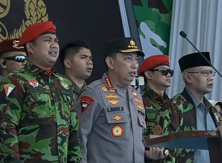 HADIRI APEL AKBAR KOKAM 2025, KAPOLRI PUJI MILITANSI KADER PEMUDA MUHAMMADIYAH
