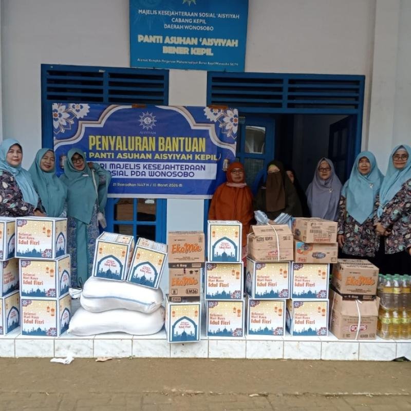 PDA Wonosobo kembali Salurkan Bantuan Sosial di Bulan Ramadan untuk Panti Asuhan ‘Aisyiyah Kepil