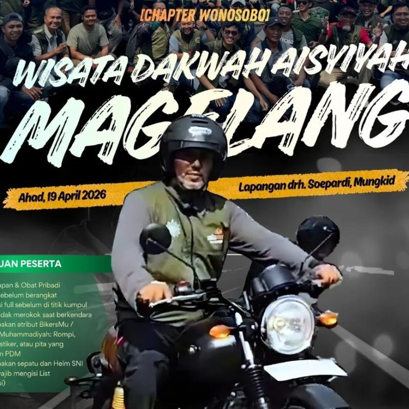 289 Raider BikersMu Chapter Wonosobo Siap Ramaikan Wisata Dakwah Aisyiyah di Magelang, Wujudkan Semangat Dakwah Islam Berkemajuan