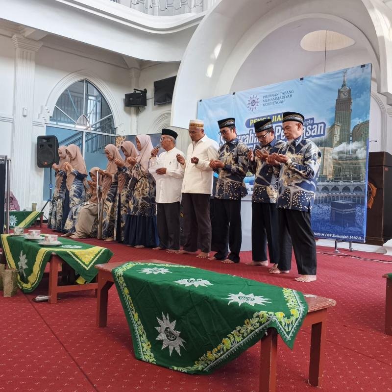 Haru ! Silaturahmi dan Pelepasan 10 Jamaah Calon Haji Warga Muhammadiyah Kecamatan Mojotengah 