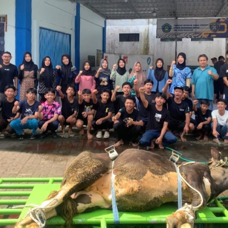 Idul Adha 2026 : Aksi Nyata SMK Mutu Wonosobo Salurkan Ratusan Paket Daging Qurban, Latih Jiwa Sosial Pelajar!