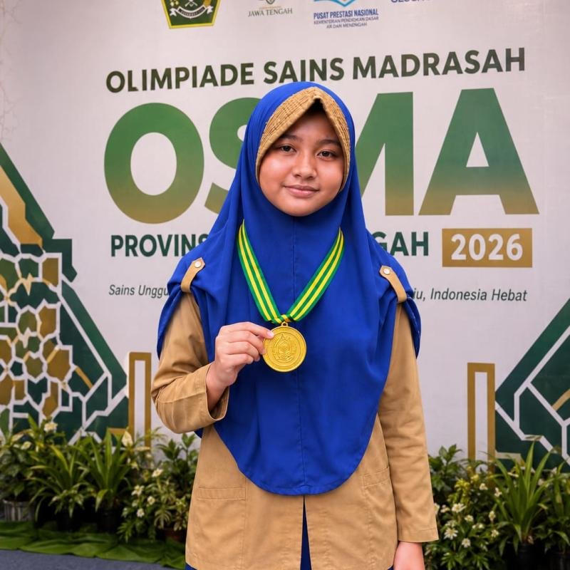 Thalita Hazna Ilmanafya Raih Medali Emas OSMA Jawa Tengah 2026, Bukti Keunggulan MI Muhammadiyah Plus Leksono