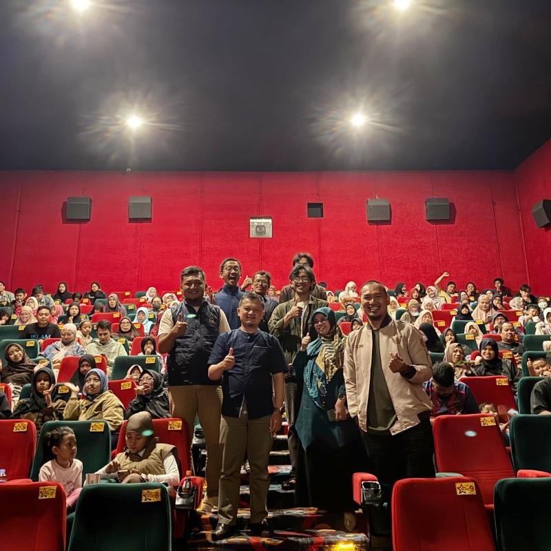 Sarat Makna Kehidupan, 180 Kader AMM Wonosobo Padati Bioskop Guna Saksikan 'Children of Heaven