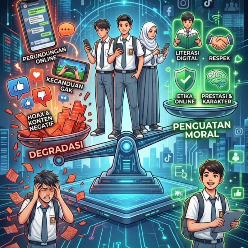 Menakar Degradasi Moral Pelajar di Era Digital: Tantangan dan Relevansi Pendidikan Agama Islam 
