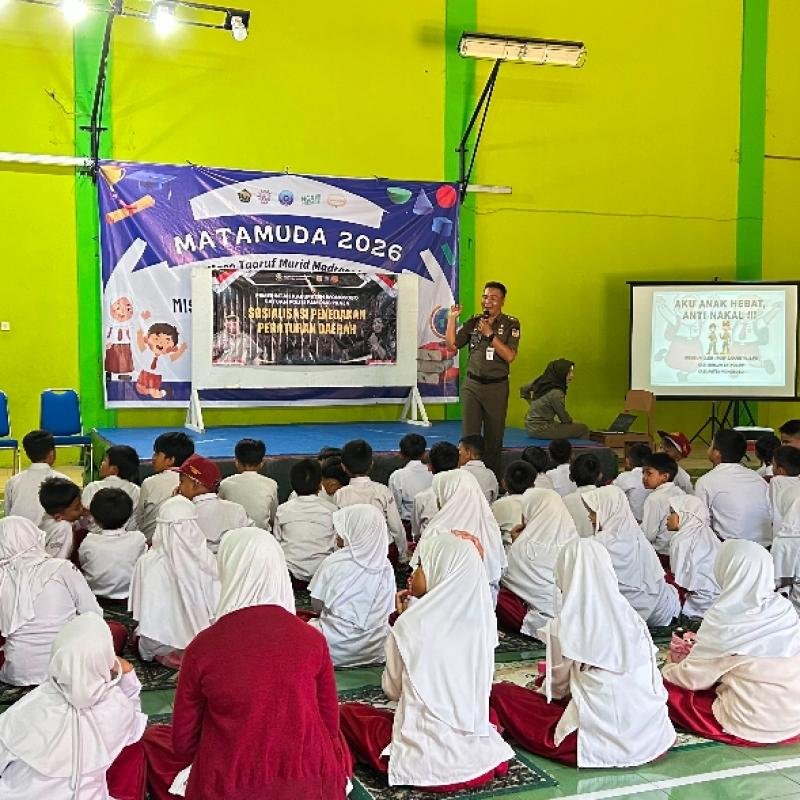 Tanamkan Karakter Sejak Dini, MI Hamka Wonosobo Gandeng Satpol PP di Hari Kedua MATAMUDA