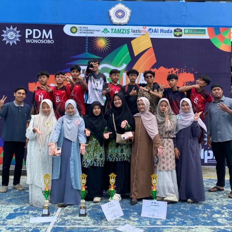 Santri Boarding Class SMK Mutu Raih Prestasi Membanggakan dalam Festival Santri Muhammadiyah Wonosobo