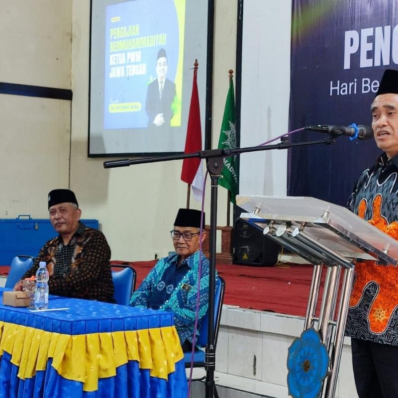Ketua PWM Jateng Hadiri Pengajian Pimpinan PDM Wonosobo, Tekankan Penguasaan Aset dan Pemahaman Syariat, Fiqih dan Budaya