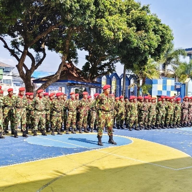 Milad ke-61, Ratusan Personel KOKAM Cakra Bayu Gelar Apel Siaga di Wonosobo