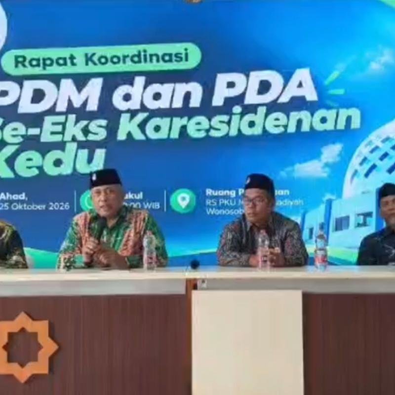 Jangan Biarkan Muhammadiyah Kehilangan Ruh Perjuangan, Ini Pesan Penting PWM Jateng Dalam Rakor PDM/PDA Se-Kedu Raya di Wonosobo
