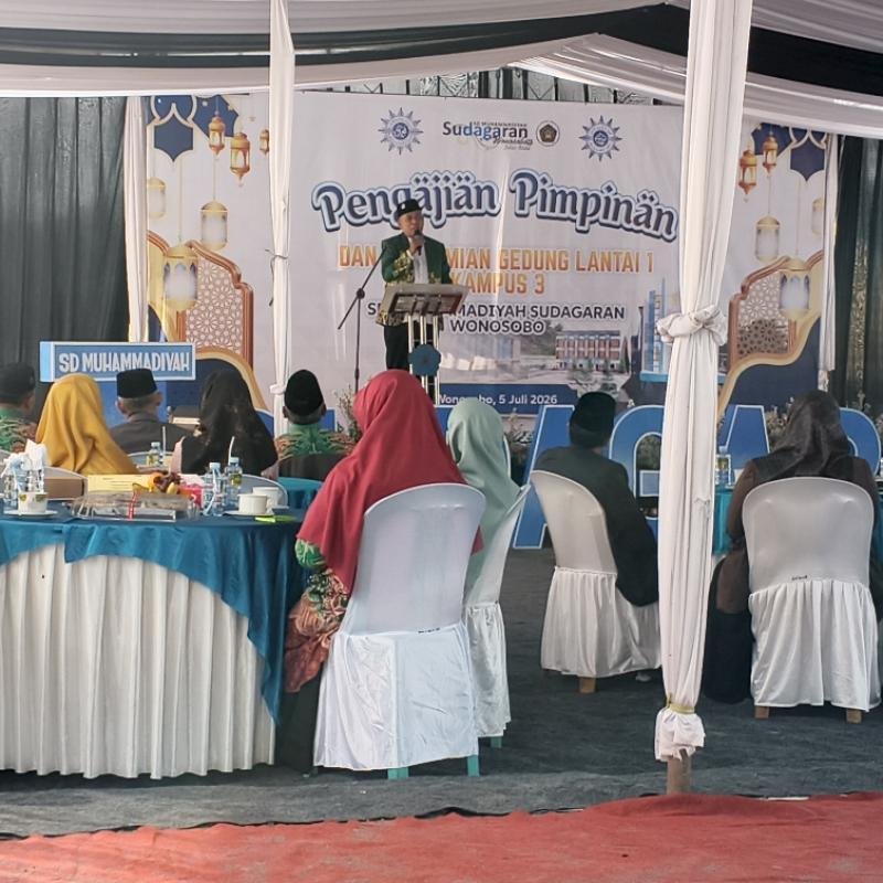 Bangun Peradaban Lewat Pendidikan, SD Muhammadiyah Sudagaran Wonosobo Resmikan Gedung Kampus 3