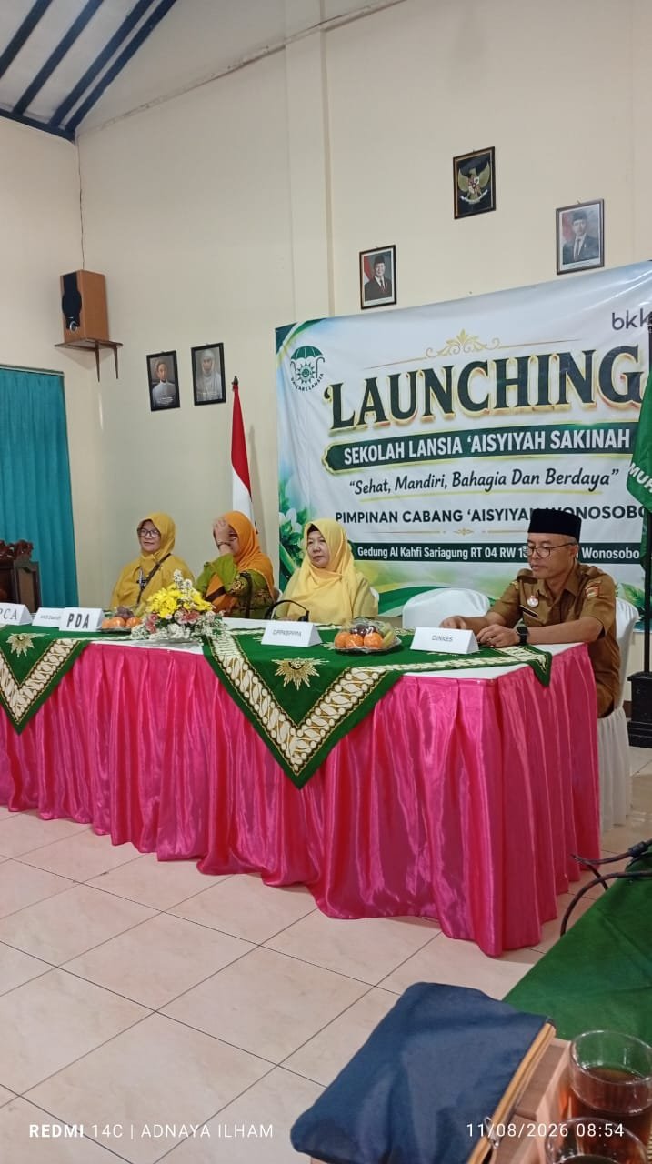 Pimpinan Cabang 'Aisyiyah Wonosobo Resmi Meluncurkan Sekolah Lansia SAKINAH untuk Wujudkan Lansia SMART - Gambar 6