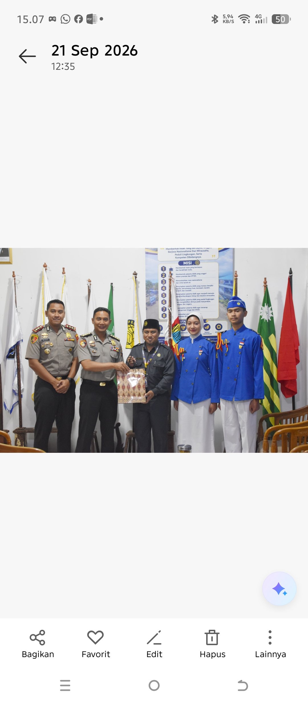 SMK Mutu Wonosobo Raih Juara Lomba Cosplay Character Defile sebagai Wakil Polda Jawa Tengah - Gambar 7