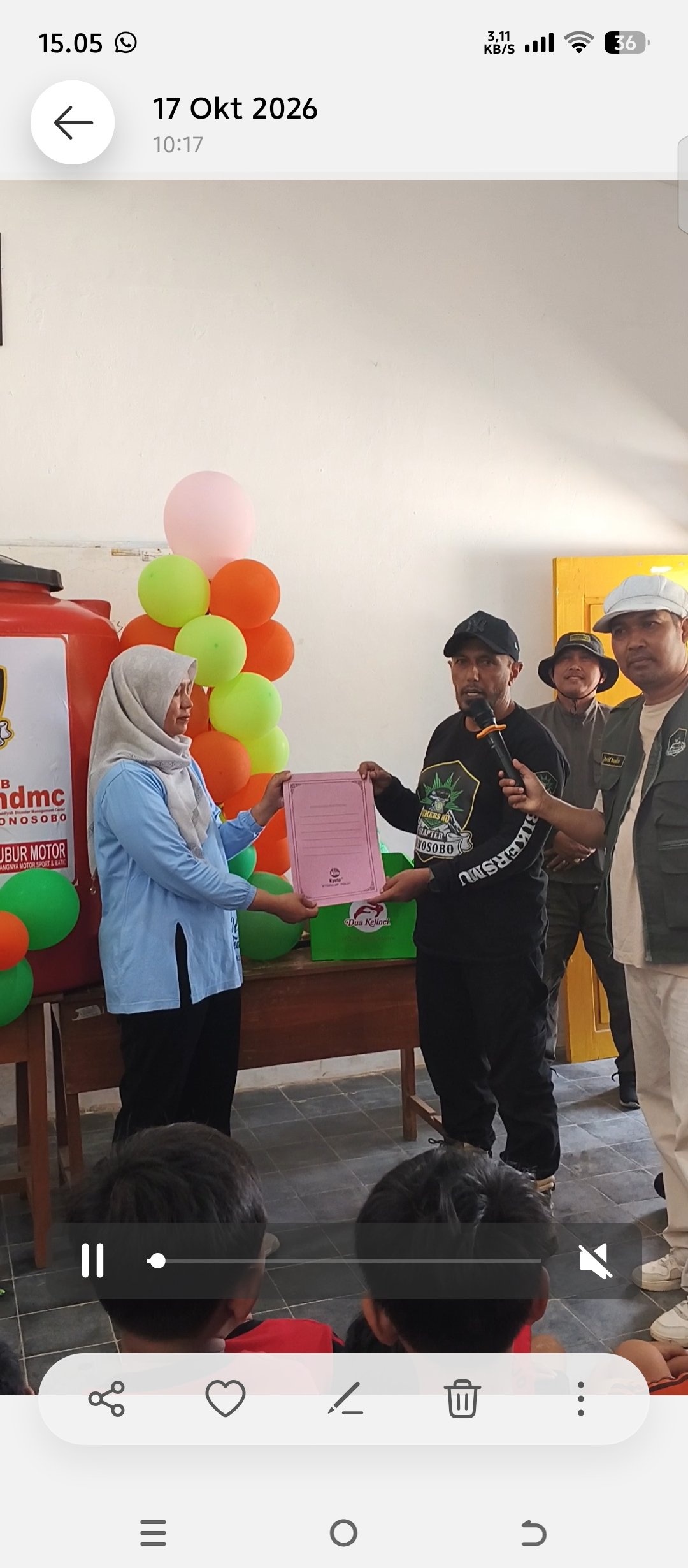 BikersMu Chapter Wonosobo Gelar Touring Sosial Air Bersih, Salurkan Ribuan Liter Air dan Toren ke Wadaslintang - Gambar 3