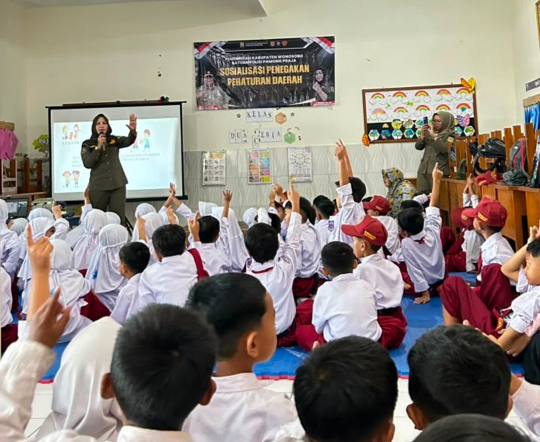 Tanamkan Karakter Sejak Dini, MI Hamka Wonosobo Gandeng Satpol PP di Hari Kedua MATAMUDA - Gambar 3