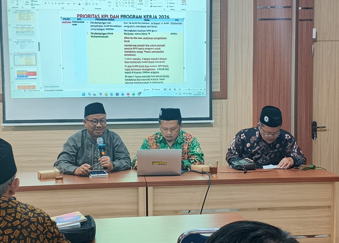 PDM Wonosobo Gelar Rakor UPP dan Ortom : Akselerasi Kinerja Menuju Pengelolaan Organisasi yang Maju, Profesional, dan Modern (MPM)  - Gambar 6