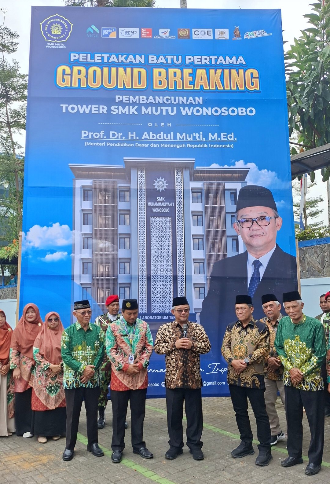 Ground Breaking Pembangunan Centrum of Excellent SMK Mutu Wonosobo, Menuju Pusat Pendidikan Vokasi Internasional - Gambar 7