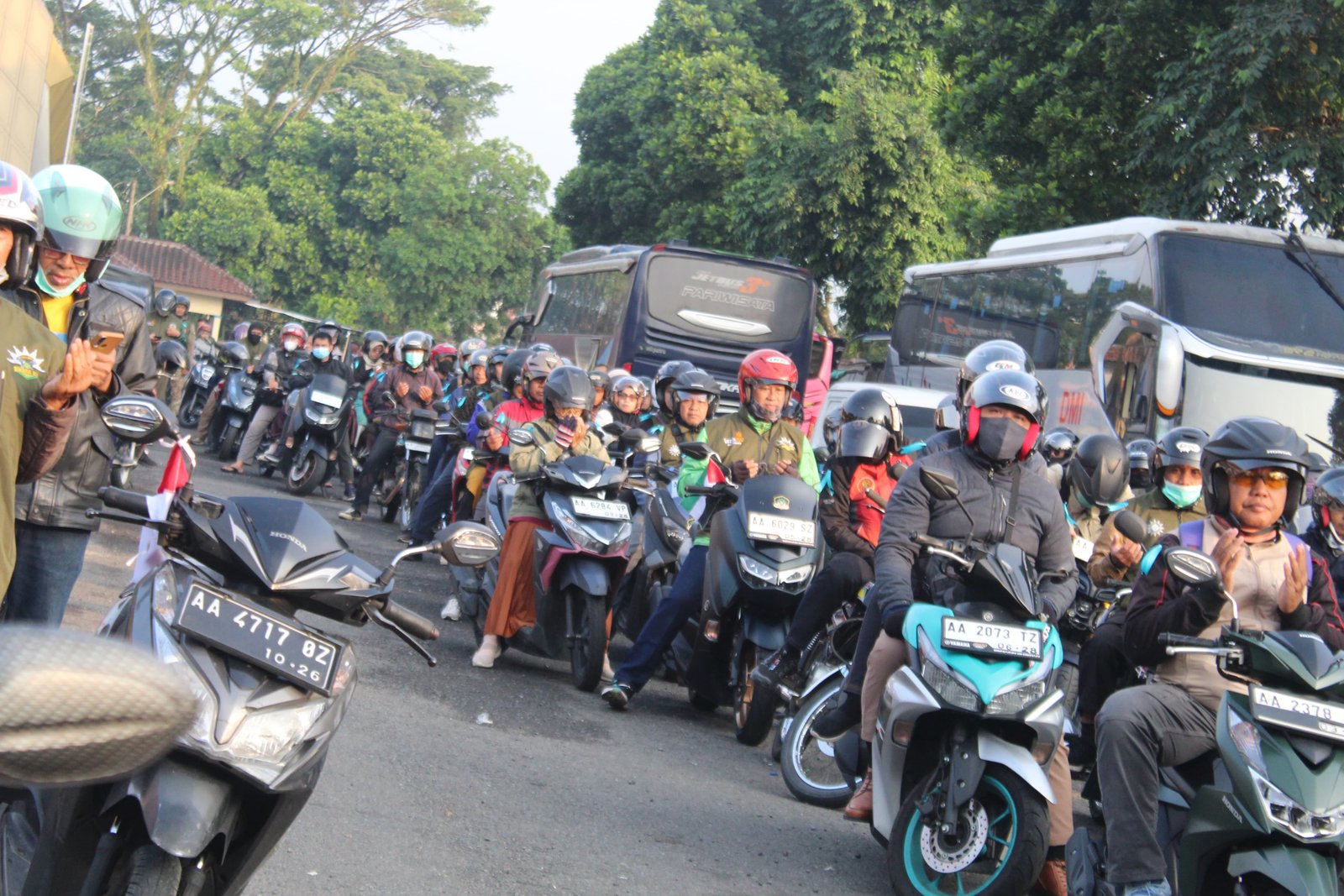 BikersMu Wonosobo Turing Dakwah ke Magelang, 289 Raider Mengaspal dengan Tertib dan Berkarakter - Gambar 6