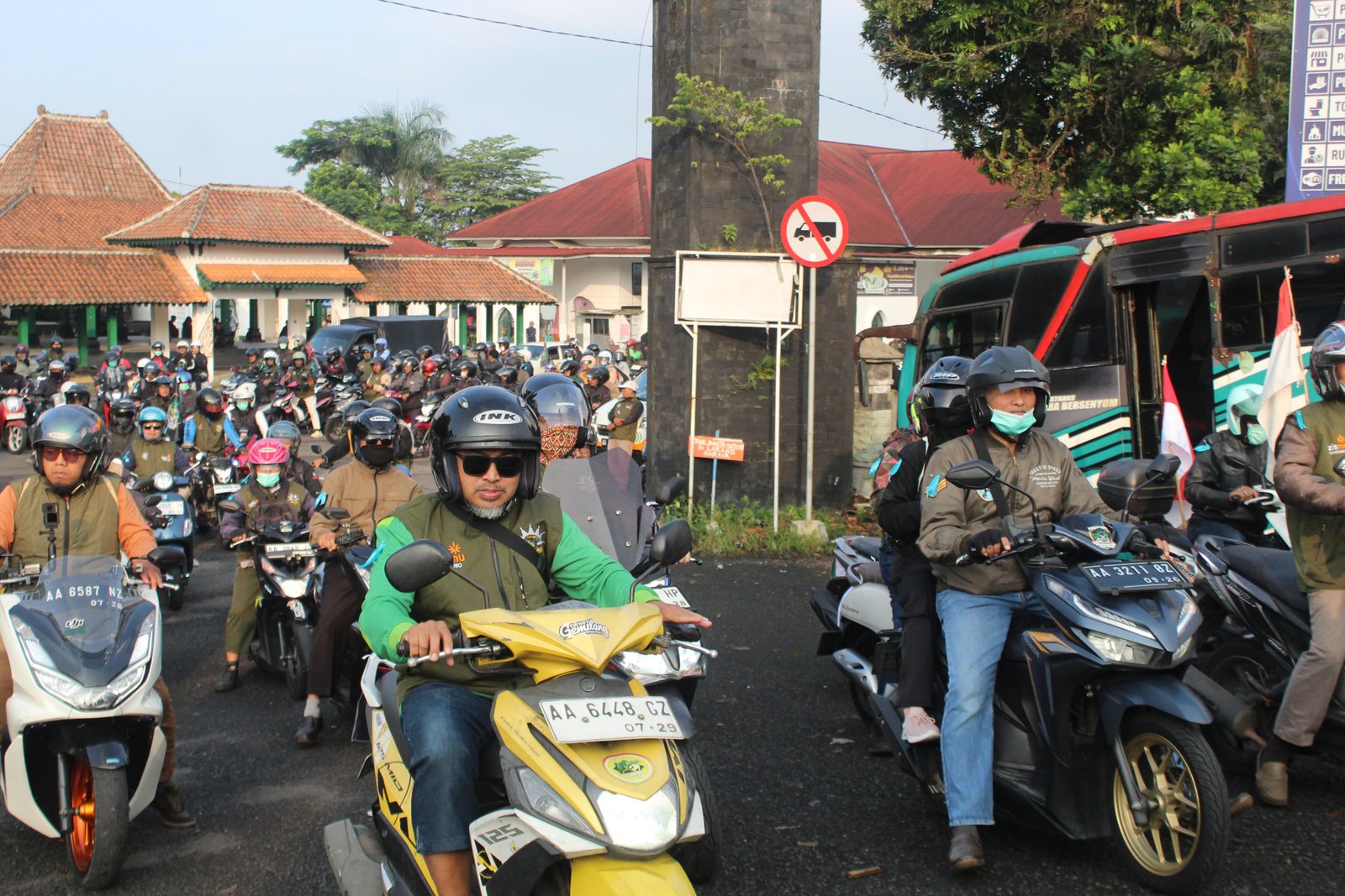 BikersMu Wonosobo Turing Dakwah ke Magelang, 289 Raider Mengaspal dengan Tertib dan Berkarakter - Gambar 5
